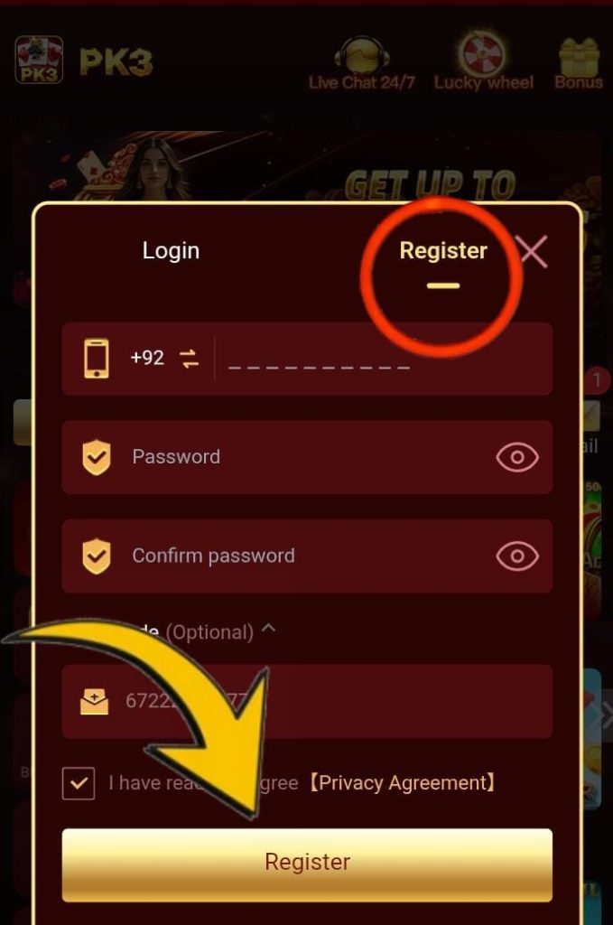 Pk3 Game Register