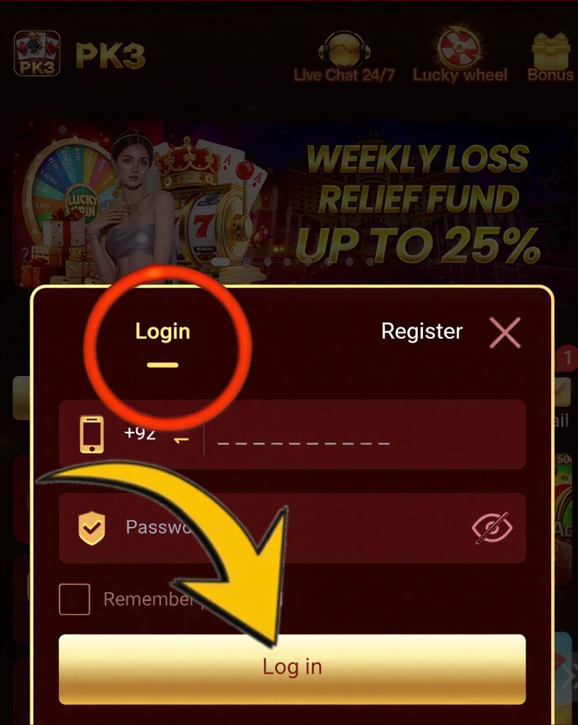 Pk3 Login